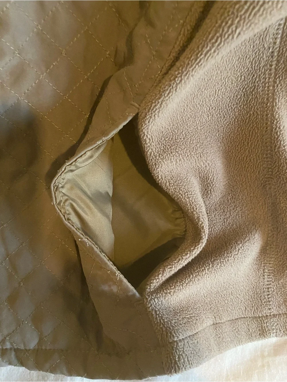 Columbia quilted light fleece vest
